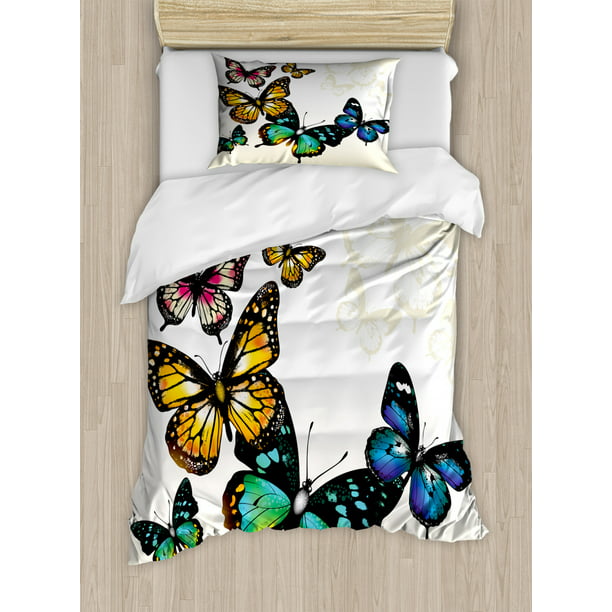 April Girl Butterfly All Season Quilts Blanket Super King Queen Twin Size Best Decorative for Pet Lovers Bedroom Sofa Home Decor Camping
